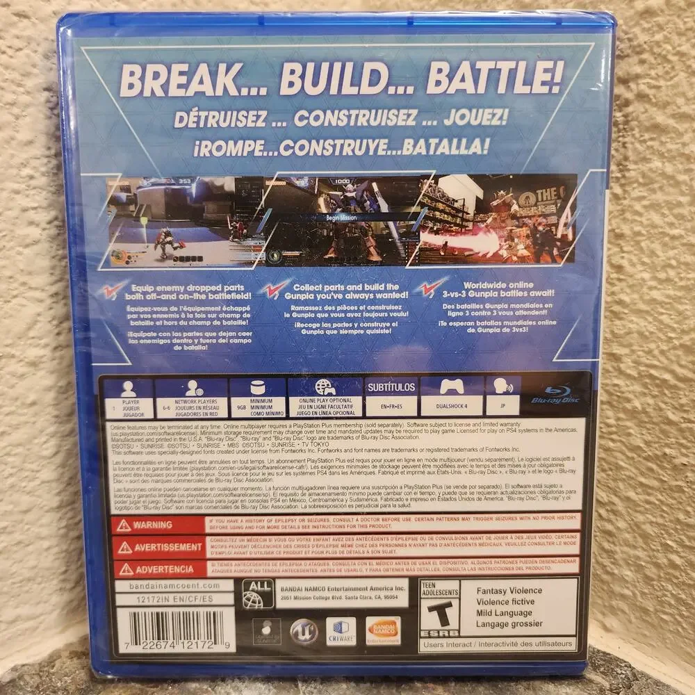 Game - New Gundam Breaker (NEW) - PS4